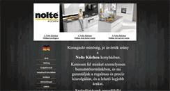 Desktop Screenshot of nolte-konyha.hu
