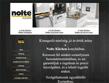 Tablet Screenshot of nolte-konyha.hu